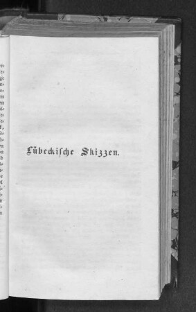 Lübeckische Skizzen.