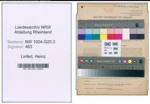 Entnazifizierung Heinz Linfert , geb. 05.05.1908 (Geschaeftsfuehrer)