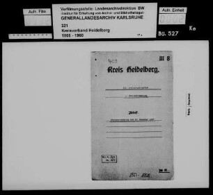 Vorbereitung und Durchführung der außerordentlichen Kreisversammlung vom 19. Dezember 1927