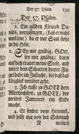 193-205, Der 57. Psalm. - Der 60. Psalm.
