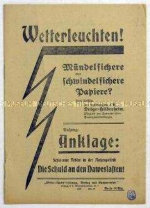 Finanzpolitische Abhandlung über den Dawes-Plan
