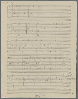 Geistliche Chormusik, Sketches, Coro, op.12,9, LüdD p.443 - BSB Mus.N. 119,55 : [without title]