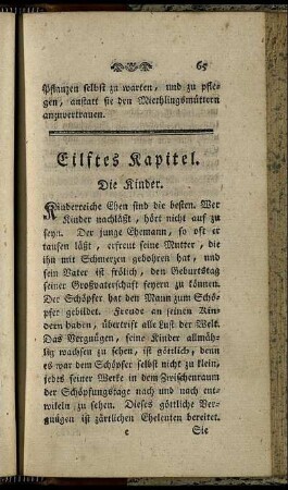 Eilftes Kapitel. Die Kinder - Funfzehntes Kapitel. Die Wittwen