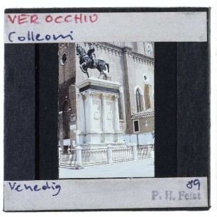 Venedig, Verrocchio, Reiterstandbild Colleoni,Venedig, SS. Giovanni e Paolo (San Zanipolo)