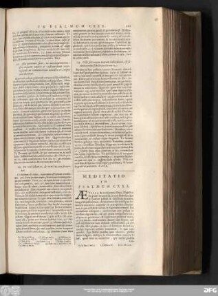 Meditatio In Psalmum CXXX.