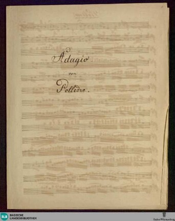 Adagio - Don Mus.Ms. 1603 : vl, orch; E