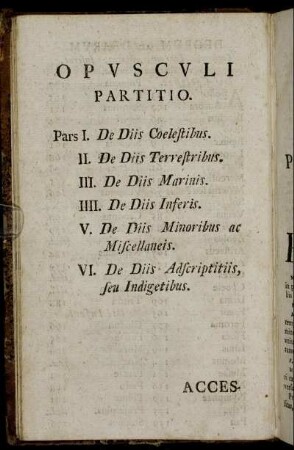 Opusculi Partitio.