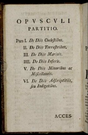 Opusculi Partitio.
