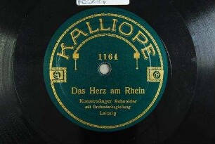 Das Herz am Rhein : [(Es liegt eine Krone im tiefen Rhein) Lied] / [Musik: Wilhelm Hill. Text: Heinrich Dippel]