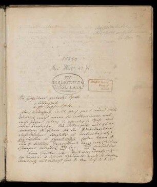 Unterscheidung von zweierlei Schrift