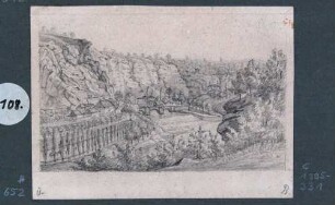 Der Plauensche Grund mit dem Forsthaus (Hegereiterhaus), der Hegereiterbrücke, der Buschmühle und der Villa Grassi nach Süden