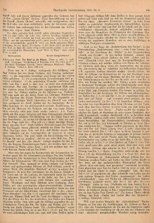 345-347 [Rezension] Paulus Apostel, Der Brief an die Römer