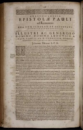 Analysis Logica Epistolae Pauli ad Romanos