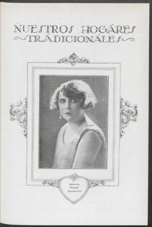 Nuestros hogares tradicionales - Señorita Raquel Ballesteros
