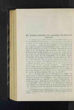 Die Rechtsverhältnisse des englischen Protektorats Uganda.