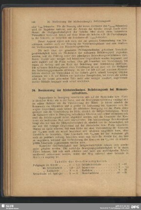 24. Bestimmung der höchstzulässigen Belichtungszeit bei Momentaufnahmen