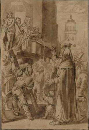 Ecce homo, Blatt 3 aus der Passionsfolge