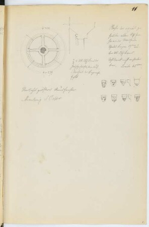 St. Peter, Straubing: Details (aus: Skizzen- und Fotoalbum 6)