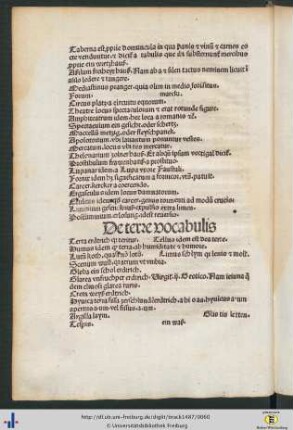 De terre vocabulis