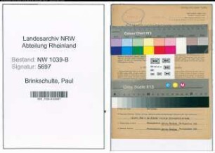 Entnazifizierung Paul Brinkschulte , geb. 27.04.1898 (Zimmerer)