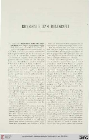 Recensioni e cenni bibliografici