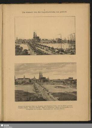 Die Altstadt von der Augustusbrücke aus gesehen