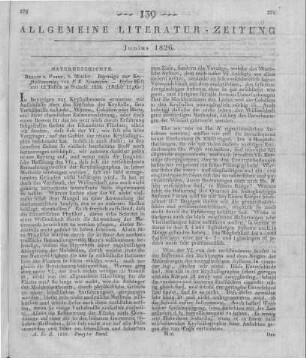 Neumann, F. E.: Beyträge zur Krystallonomie. H. 1. Berlin, Posen: Mittler 1824