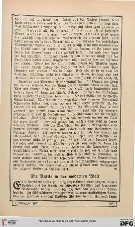 Die Antike in der modernen Welt