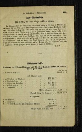 Zur Nachricht : für Solche, die eine Klage anhören mögen
