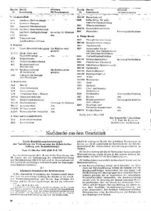 Zweite Durchführungsbestimmung zur Verordnung zur Verbesserung der Arbeitskräftelenkung und Berufsberatung : Vom 15. Oktober 1962 (GBl. II S. 732) ; [Nachdrucke aus dem Gesetzblatt]