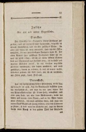 Zusätze über eint und andere Gegenstände.