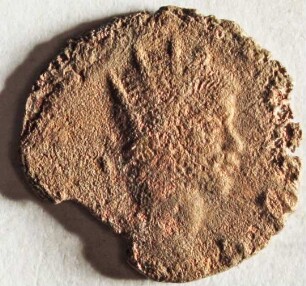 Römische Münze, Nominal Antoninian, Prägeherr Claudius II. Gothicus, Prägeort nicht bestimmbar, Original