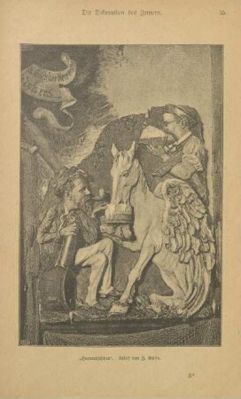 "Humoristisches". Relief von J. Böse