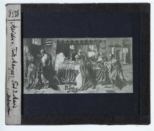Cleve, Marientod Triptychon (Köln) : Mitte: Der Tod Mariens