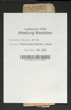 Zehntverzeichnis Waldhausen.