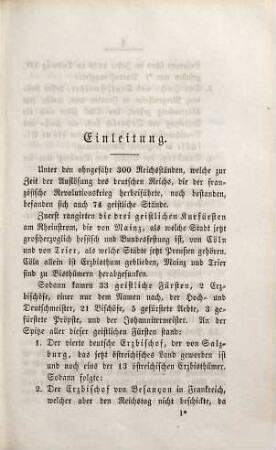 Geschichte der deutschen Höfe seit der Reformation, 45. 6. Abth., Geschichte der kleinen deutschen Höfe ; 11. Th., Die geistlichen Höfe ; 1. Th.