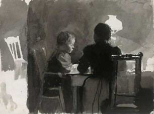 Unter der Tischlampe (recto)