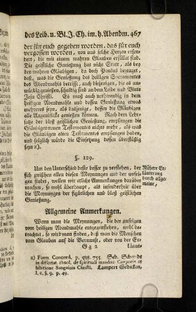 467-473, Allgemeine Anmerkungen; § 130 Besondere Anmerkungen
