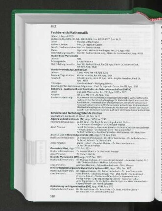 Fachbereich Mathematik
