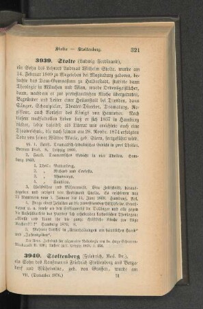 3939. Stolte (Ludwig Ferdinand)