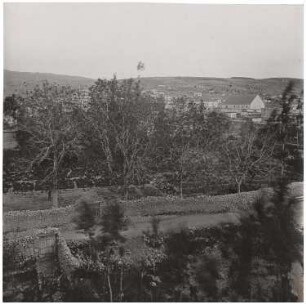 Siedlung und Ruinen, Baalbek: Blick ins Tal