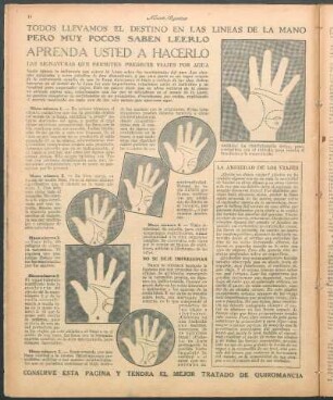 Las signaturas que permiten predecir viajes por agua