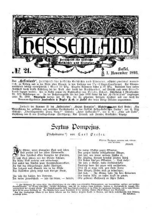 No. 21, 1. November 1893