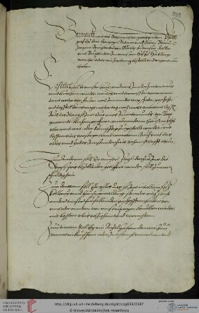 Bestallungsurkunde für Jörg Bernhardt