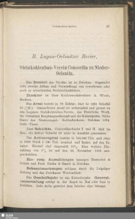B. Lugau-Oelsnitzer Revier