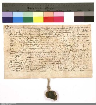 Revers Antons von Bommersheim bezüglich der Belehnung mit dem fuldischen Hof in Bommersheim und weiteren im Einzelnen aufgeführten Lehen durch Balthasar [von Dernbach], Abt von Fulda