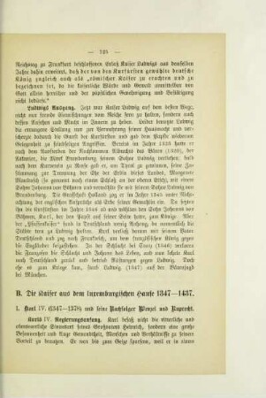 B. Die Kaiser aus den luxemburgischen Hause 1347-1437