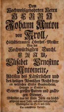 Vernünftige und Christliche Gedancken über die Vampirs Oder Blutsaugende Todten, So unter den Türcken und auf den Gräntzen des Servien-Landes den lebenden Menschen und Viehe das Bluht aussaugen : Begleitet mit allerley theologischen, philosophischen und historischen aus dem Reiche der Geister hergeholten Anmerckungen