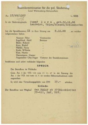 Dorn, Josef
