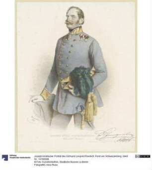 Porträt des Edmund Leopold Friedrich, Fürst von Schwarzenberg